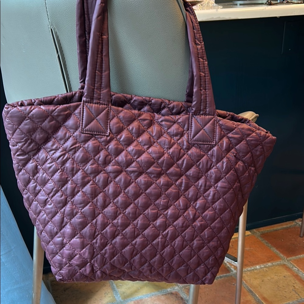 Urban Expressions💜 Purple Quilted Tote Bag EUC.